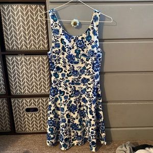 Blue floral Summer Dress